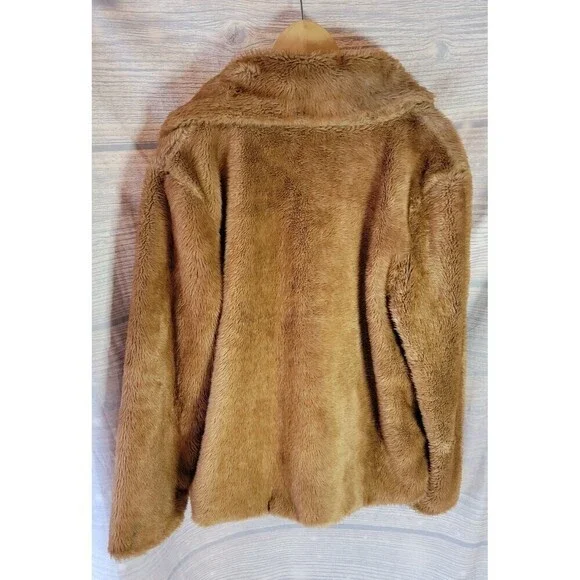 B Collection by Bobeau Twiggy Faux Fur Jacket Mob Wife - Picture 3 of 9